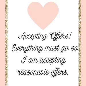 Don’t hesitate to reach out and send offers